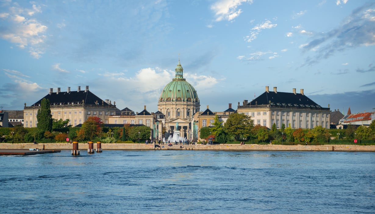 Marmorkirken fra vannet