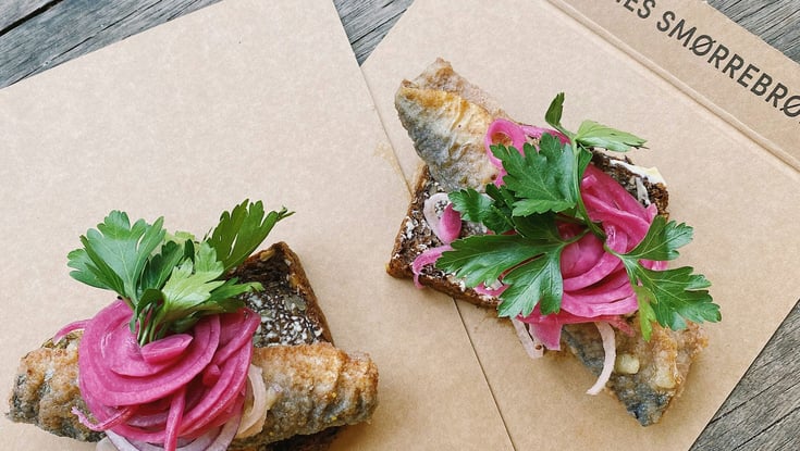 Danske smørrebrød