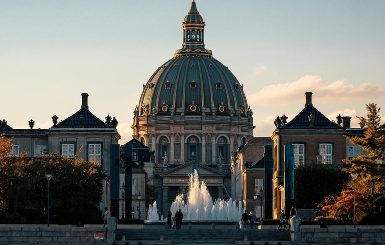 Amalienborg slott og Marmorkirken