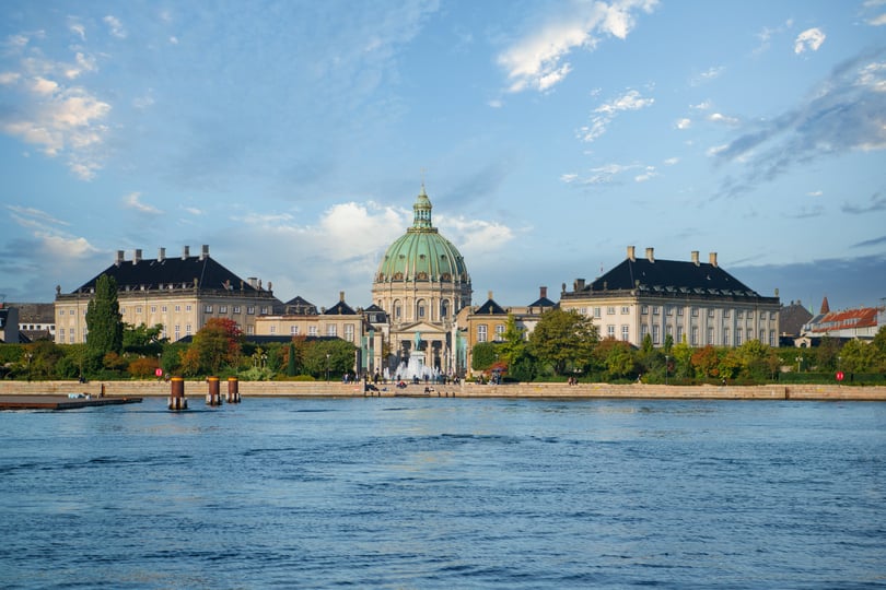 Marmorkirken fra vannet